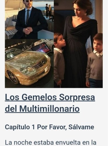 Gemelos Sorpresa Del Multimillonario Novela